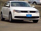 2014 Pure White Volkswagen Jetta SE Sedan #87342296