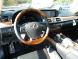2014 Lexus LS 460 AWD Black/Saddle Tan Interior