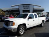 2008 Summit White GMC Sierra 1500 SLE Extended Cab 4x4 #87341966