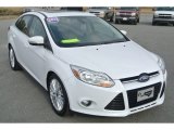 2012 Oxford White Ford Focus SEL Sedan #87380821
