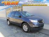 2014 Atlantis Blue Metallic Chevrolet Traverse LS #87380399