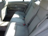 2004 BMW 7 Series 745Li Sedan Rear Seat