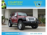 2012 Deep Cherry Red Crystal Pearl Jeep Wrangler Unlimited Sport 4x4 #87380732