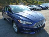 2014 Deep Impact Blue Ford Fusion SE EcoBoost #87380570