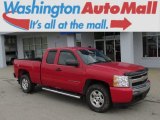 2008 Victory Red Chevrolet Silverado 1500 Z71 Extended Cab 4x4 #87380566