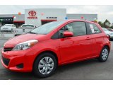 2014 Absolutely Red Toyota Yaris L 3 Door #87418888