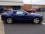 2014 Deep Impact Blue Ford Mustang GT Premium Coupe #87418851