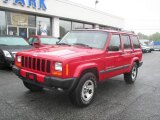 2000 Flame Red Jeep Cherokee Sport 4x4 #8717782