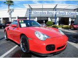 2002 Guards Red Porsche 911 Turbo Coupe #87457411