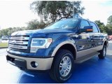 2013 Blue Jeans Metallic Ford F150 King Ranch SuperCrew 4x4 #87457541