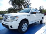 2013 White Platinum Metallic Tri-Coat Ford F150 Platinum SuperCrew #87457540