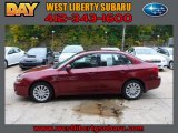 2010 Camellia Red Pearl Subaru Impreza 2.5i Premium Sedan #87457530