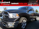 2011 Brilliant Black Crystal Pearl Dodge Ram 1500 Big Horn Quad Cab #87493828