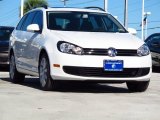 2014 Pure White Volkswagen Jetta TDI SportWagen #87493983