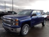 2014 Blue Topaz Metallic Chevrolet Silverado 1500 LT Double Cab 4x4 #87493871