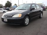 2003 Nighthawk Black Pearl Honda Civic LX Sedan #87494029