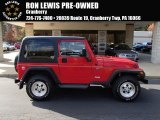 1997 Flame Red Jeep Wrangler Sport 4x4 #87518087