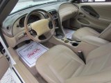 2002 Ford Mustang V6 Convertible Medium Parchment Interior