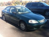 2000 Clover Green Pearl Honda Civic LX Sedan #87569173