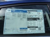 2014 Ford Fusion S Window Sticker