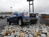 2014 Cobalt Blue Metallic GMC Sierra 1500 SLE Crew Cab 4x4 #87618373