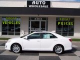 2013 Super White Toyota Camry XLE V6 #87618270