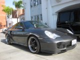 2002 Slate Grey Metallic Porsche 911 Turbo Coupe #87618154