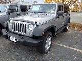 2014 Billet Silver Metallic Jeep Wrangler Unlimited Sport 4x4 #87617854