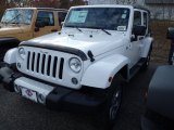 2014 Bright White Jeep Wrangler Unlimited Sahara 4x4 #87617835