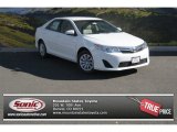 2014 Super White Toyota Camry LE #87617811