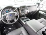 2014 Ford F250 Super Duty Lariat Crew Cab 4x4 Black Interior