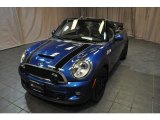 2012 Lightning Blue Metallic Mini Cooper S Convertible #87617915