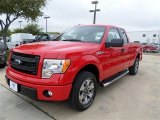 2013 Race Red Ford F150 STX SuperCab #87617979