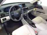 2014 Honda Accord Hybrid Touring Sedan Ivory Interior