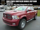 2011 Deep Cherry Red Crystal Pearl Dodge Ram 1500 Sport Crew Cab 4x4 #87665902