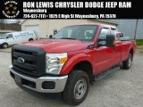 2012 Vermillion Red Ford F250 Super Duty XL SuperCab 4x4 #87665901