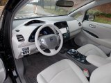 2011 Nissan LEAF SL Light Gray Interior