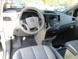 2014 Toyota Sienna XLE Light Gray Interior