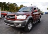 Salsa Red Pearl Toyota Sequoia in 2004