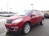 2014 Crystal Red Tintcoat Chevrolet Traverse LT AWD #87665823