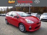 2013 Absolutely Red Toyota Prius c Hybrid Two #87713961