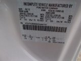 2014 F250 Super Duty Color Code for Oxford White - Color Code: Z1
