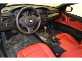 2013 BMW 3 Series 328i Convertible Coral Red/Black Interior