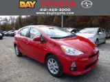 2013 Absolutely Red Toyota Prius c Hybrid Four #87784086