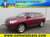 2010 Salsa Red Pearl Toyota Highlander Limited 4WD #87790180