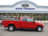 2004 Bright Red Ford F150 XLT SuperCab 4x4 #87789955
