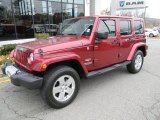 2011 Deep Cherry Red Jeep Wrangler Unlimited Sahara 4x4 #87822237