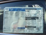 2014 Ford Fusion S Window Sticker