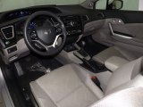 2013 Honda Civic EX Coupe Gray Interior