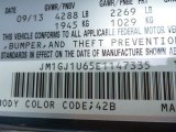 2014 MAZDA6 Color Code for Blue Reflex Mica - Color Code: 42B